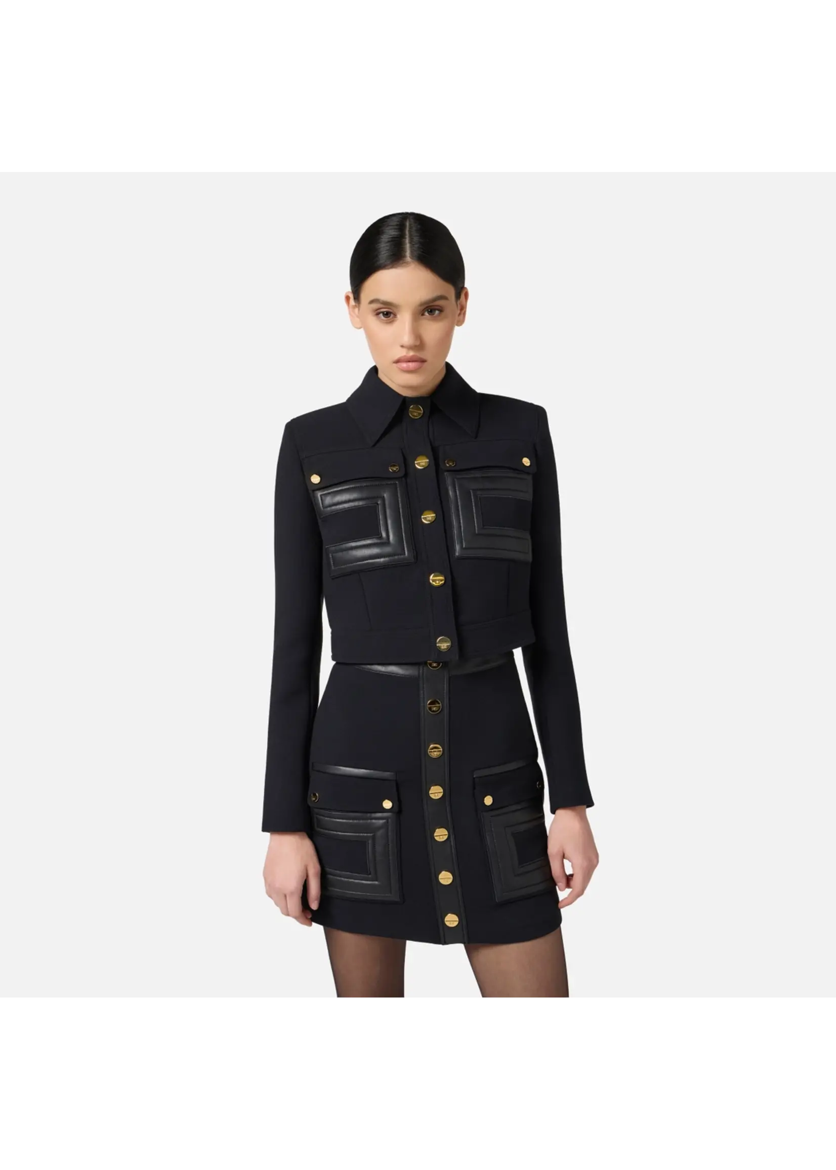 Elisabetta Franchi BLAZER GI15957E2 ZWART