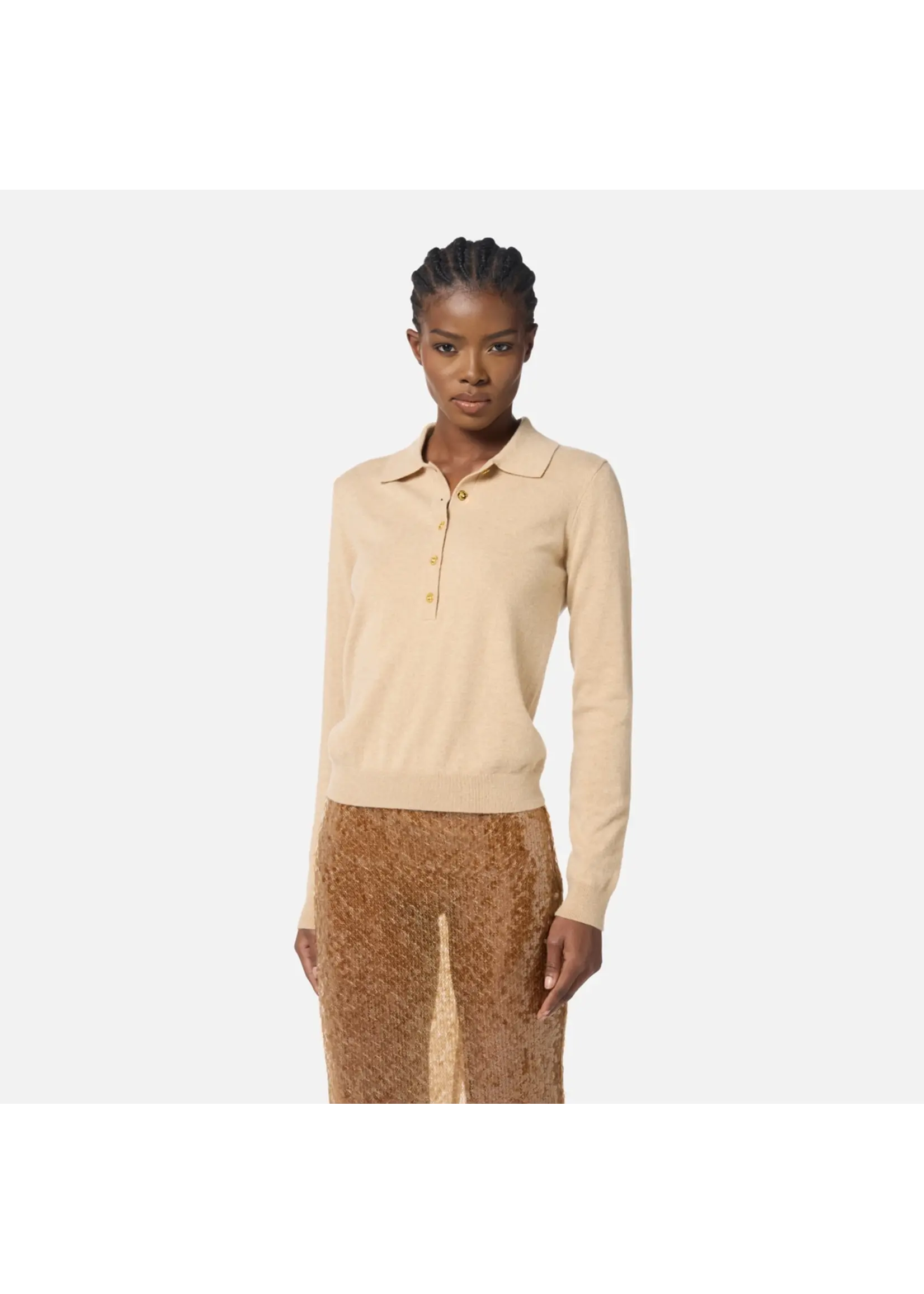 Elisabetta Franchi TRUI POLO KRAAG  MK31S57E2