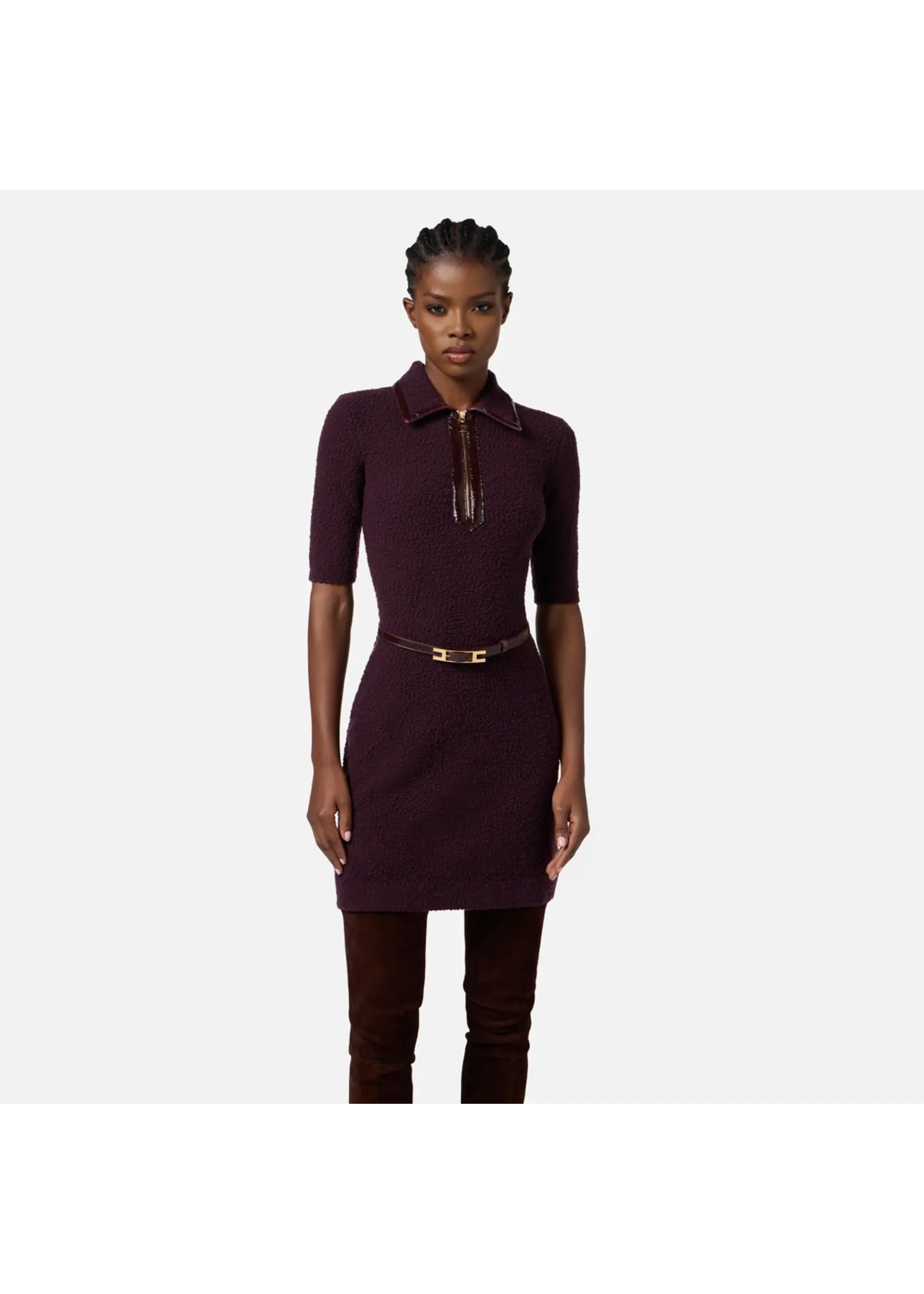Elisabetta Franchi JURK  MET CEINTUUR  AM31S57E2