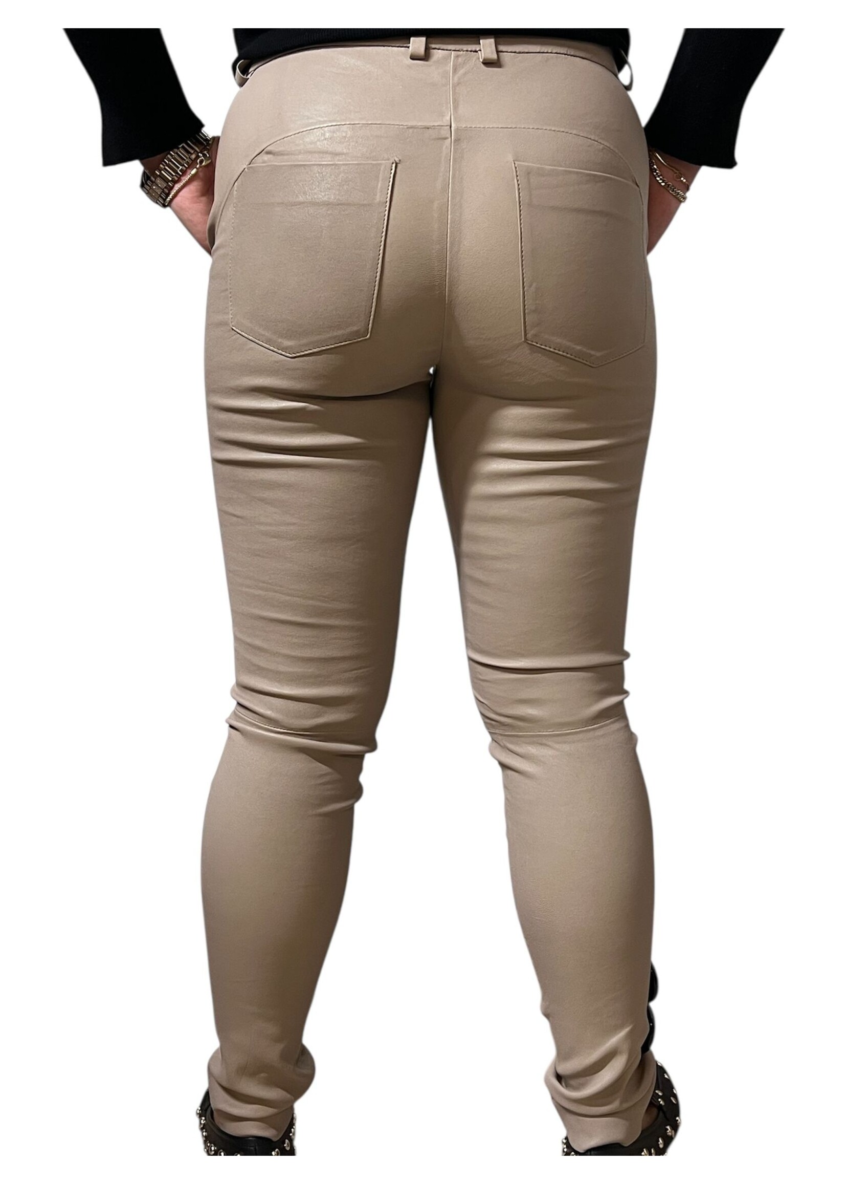 Gustav LEREN BROEKEN 58010 6873 ZWART