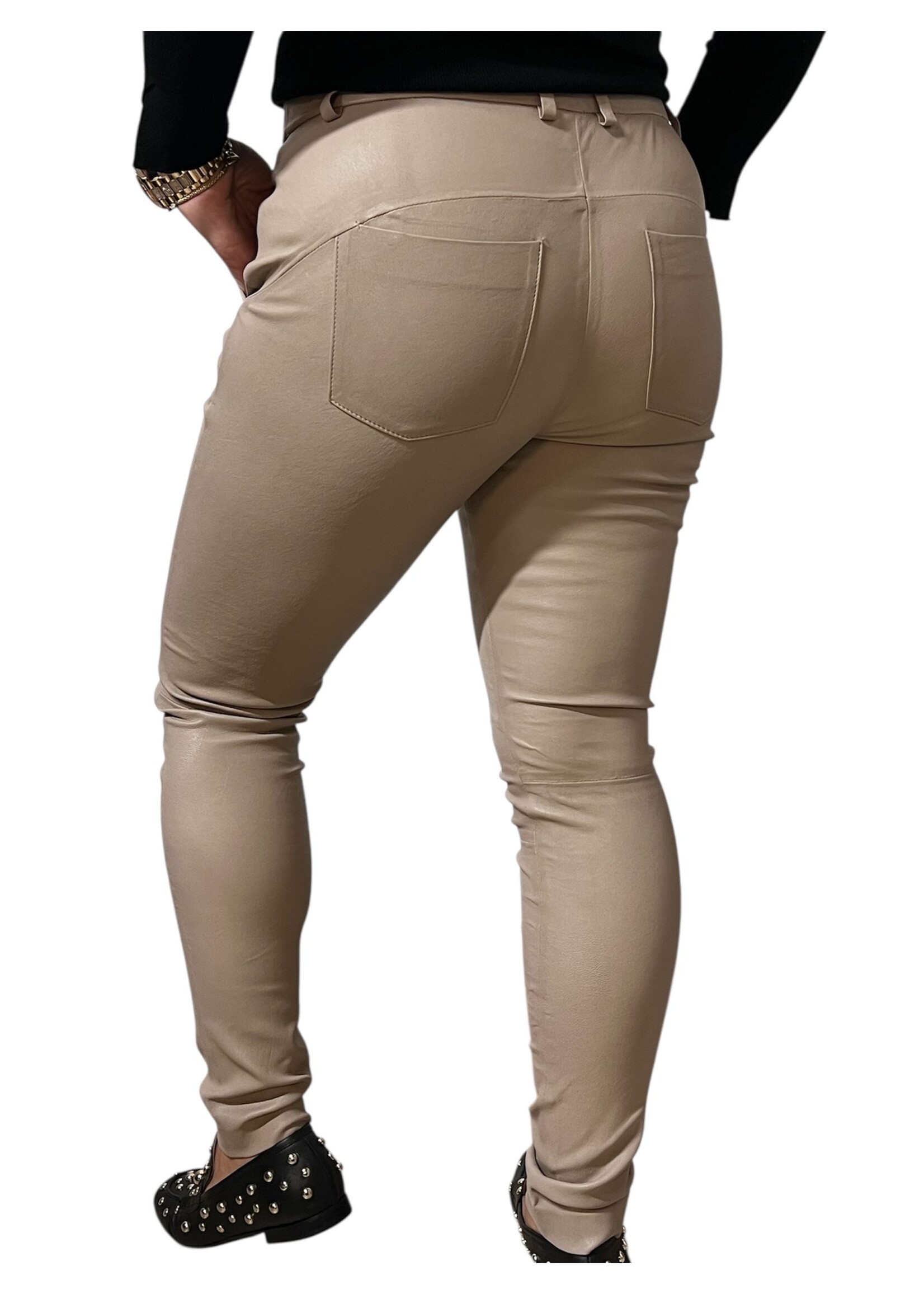 Gustav LEREN BROEKEN 58010 6873 ZWART