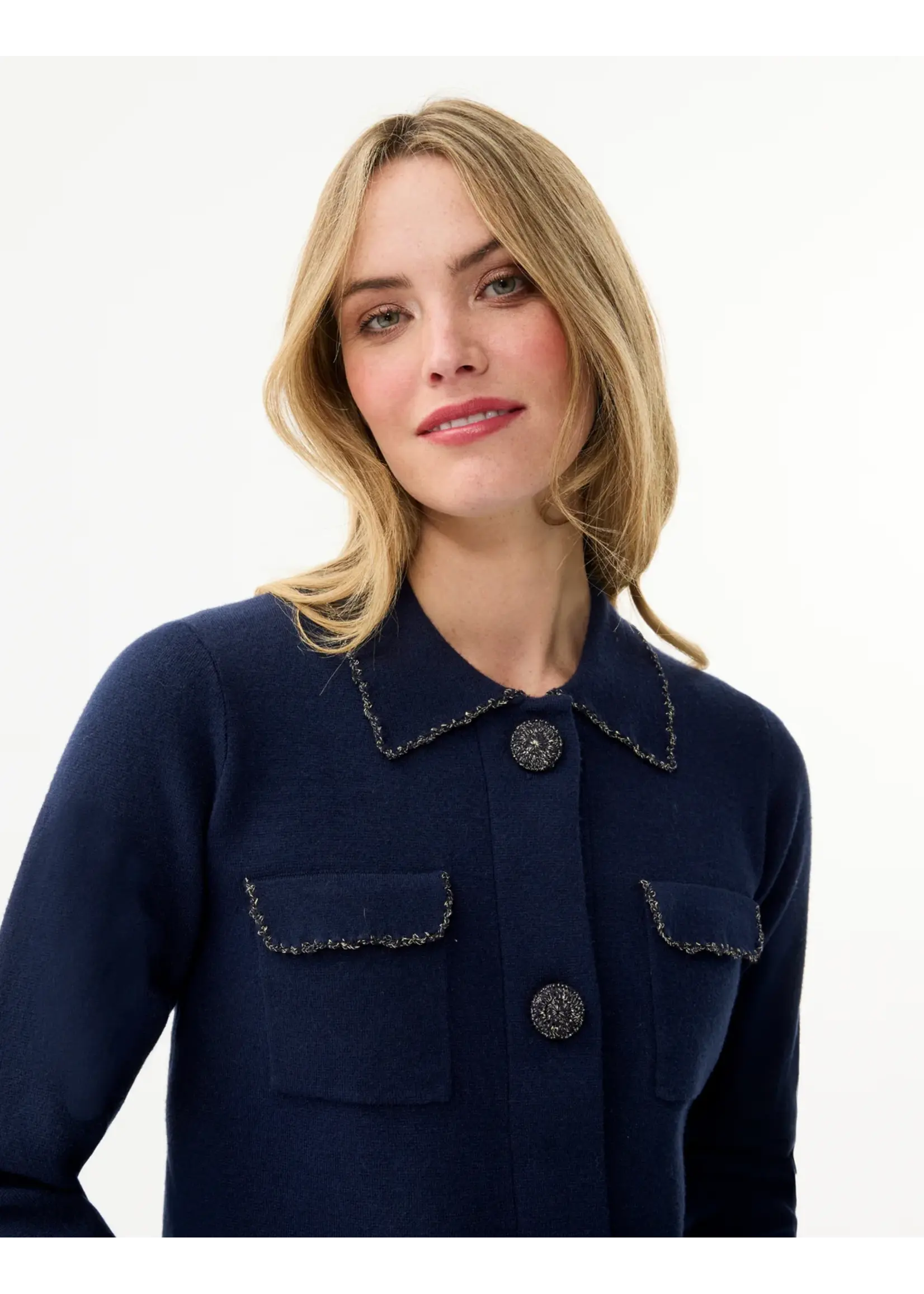 Leo &Ugo BLAZER /VEST AW187-BLAUW .TO