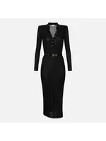 Elisabetta Franchi JURK MET CEINTUUR AM17S56E2