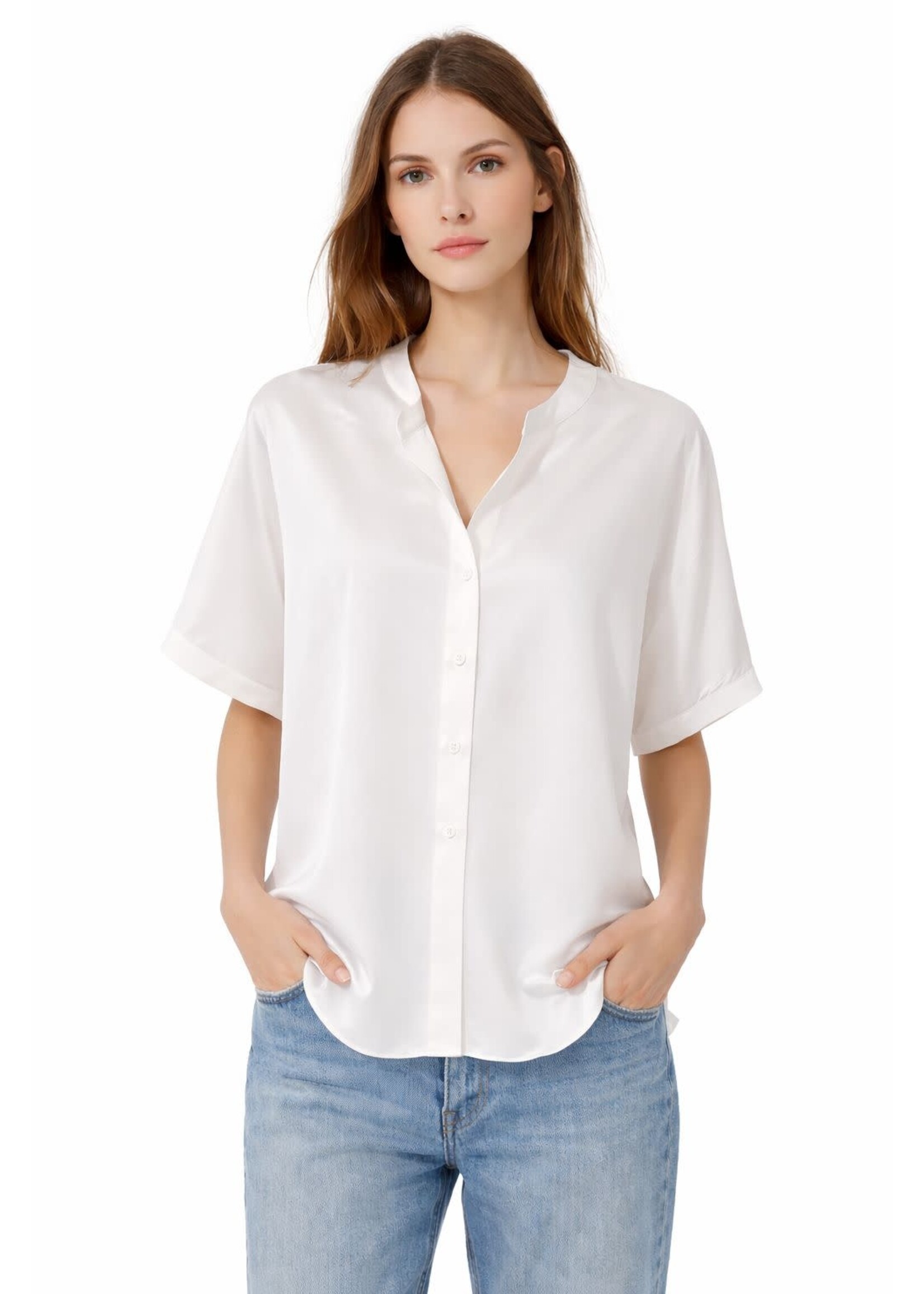 Herzen's BLOUSE  25261-6102  KORTE MOUWE