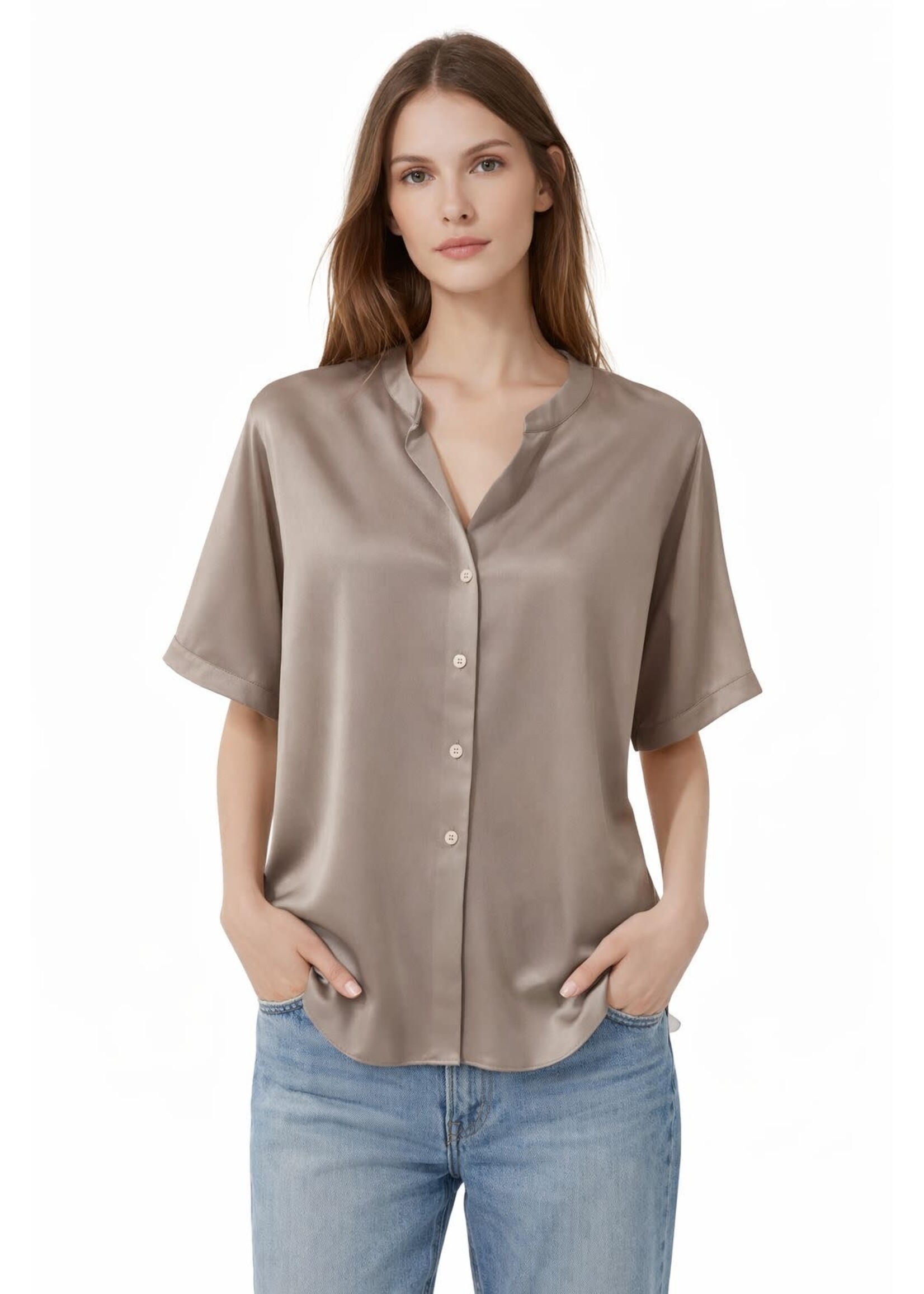Herzen's BLOUSE  25261-6102  KORTE MOUWE