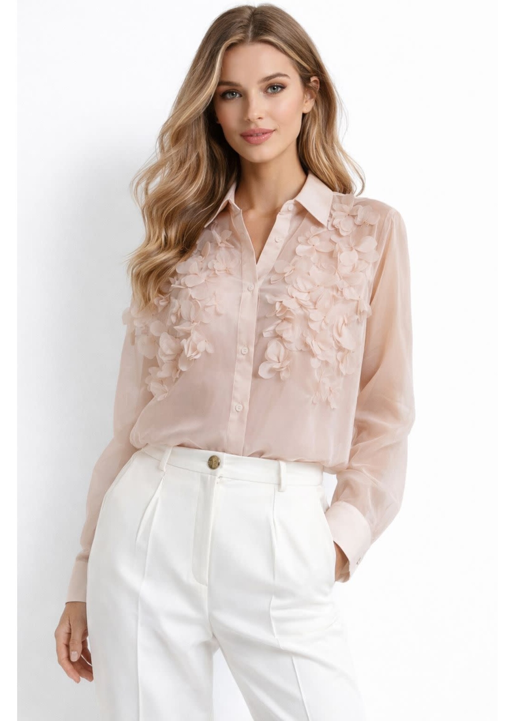 Nenette BLOUSE 41BB-FROSTY