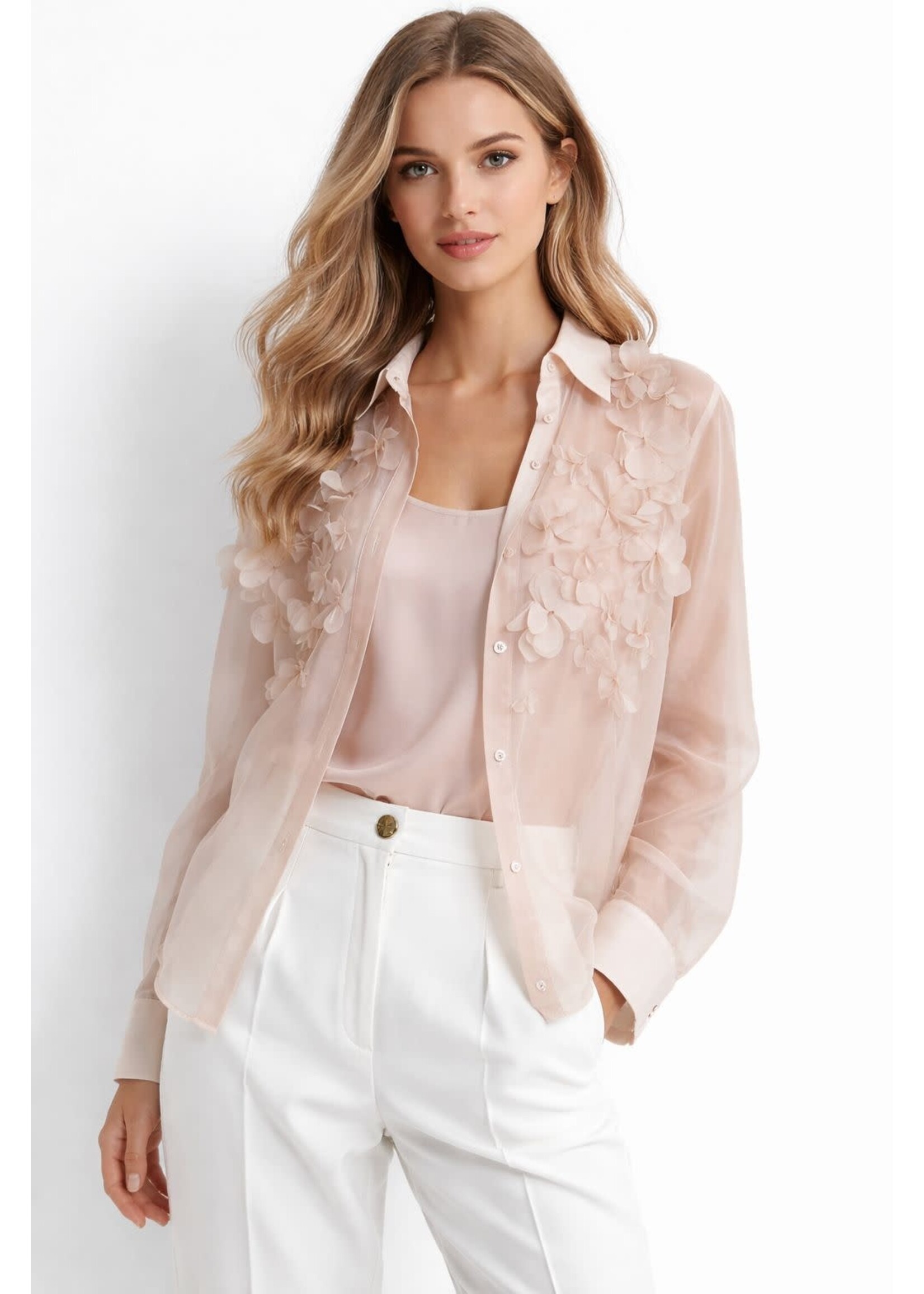 Nenette BLOUSE 41BB-FROSTY