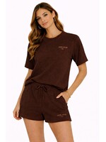 PINK NOIR SHORT LACY