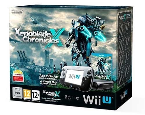 Wii U Premium Pack Black + Xenoblade Chronicles X