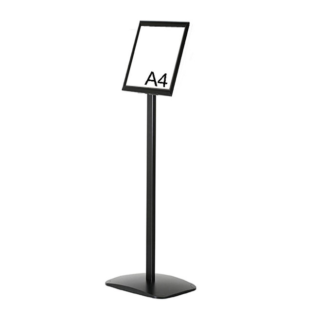Menustandaard zwart decoratief