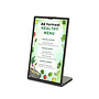 Tafel Menu Display Zwart L-standaard in A6 en A5 formaat