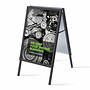 Zwart Stoepbord Outdoor | A-Bord | A1, 50x70cm, 70x100cm