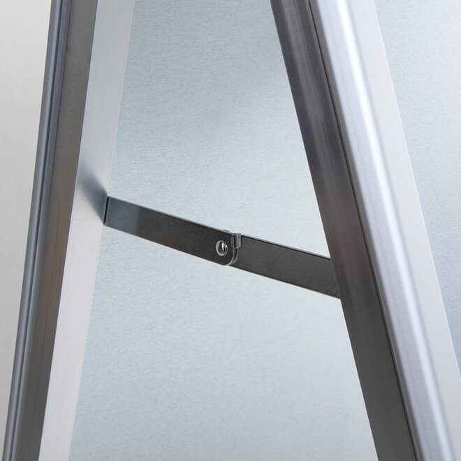 Zilver Stoepbord A1 Outdoor | A-Bord | A1 formaat