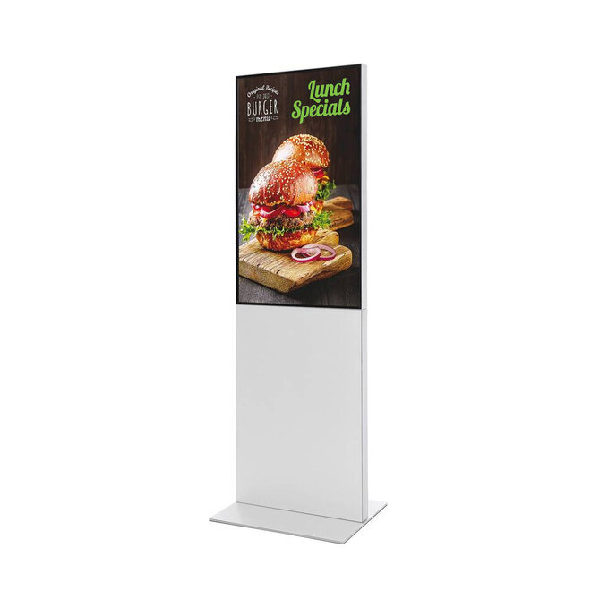 Digitaal Reclamebord binnen 43" | Zwart of Wit | touch screen optioneel
