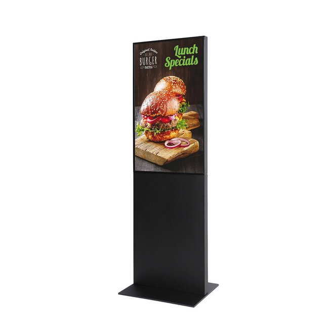 Digitaal Reclamebord binnen 43" | Zwart of Wit | touch screen optioneel