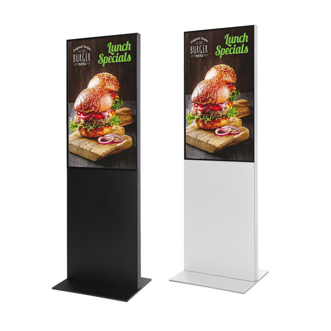 Digitaal Reclamebord binnen 43" | Zwart of Wit | touch screen optioneel
