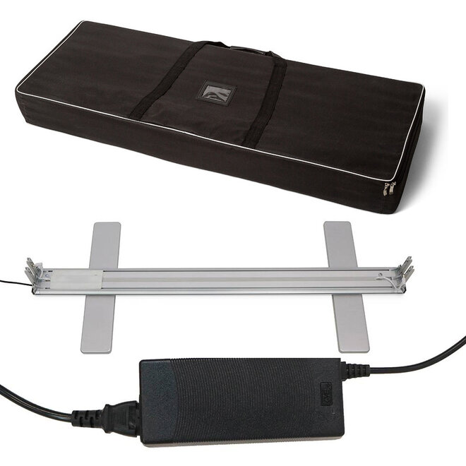 Textielframe  LED dubbelzijdig aluminium - binnen gebruik