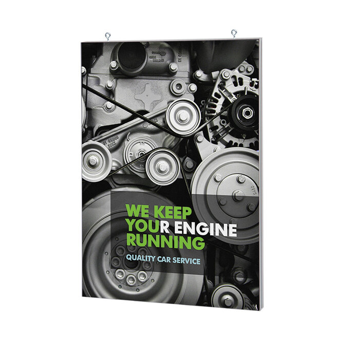 Textielframe  Hangend LED