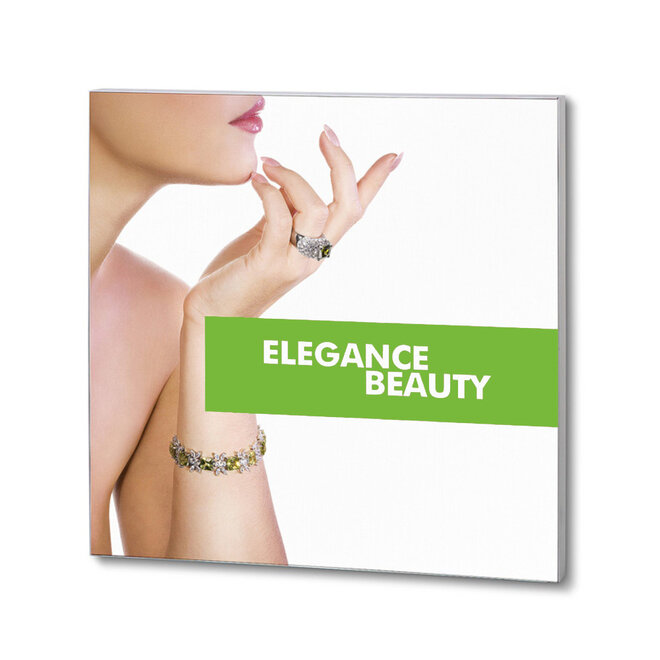 Textielframe  Wand onverlicht enkelzijdig aluminium