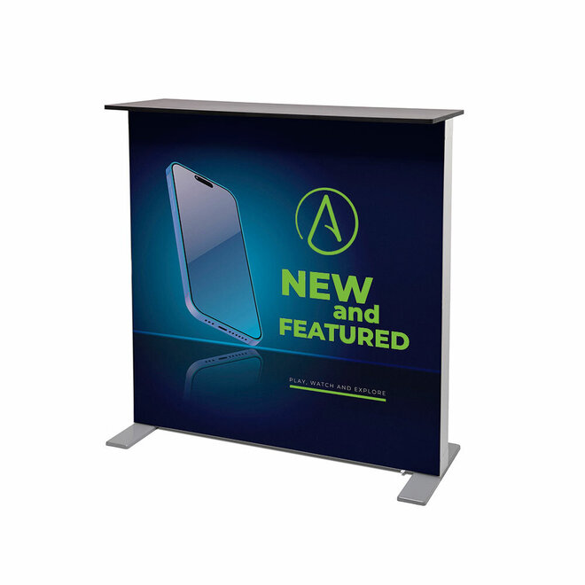 Textielframe met tafelblad LED