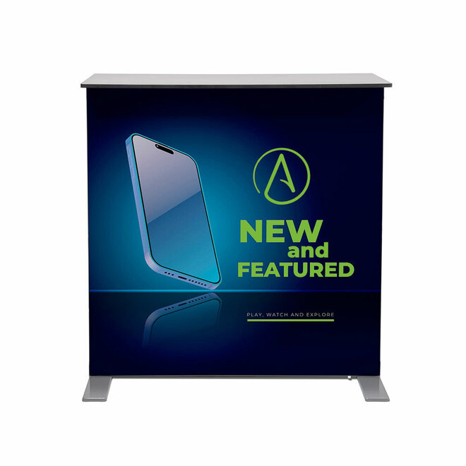 Textielframe met tafelblad LED verlicht vouwbaar