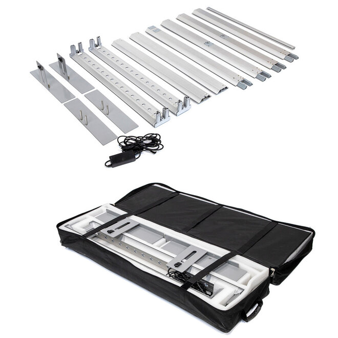 Textielframe  op Maat LED verlicht dubbelzijdig