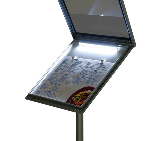 Verlichte Menukaart Buiten