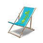 Strandstoel klassiek hout verstelbaar | met print logo