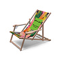 Houten Strandstoel Comfort | met print logo