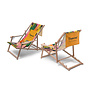 Houten Strandstoel Comfort | met print logo