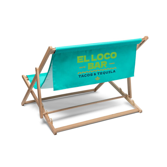 Duo Strandstoel Relax | met print logo