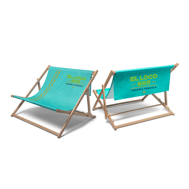 Duo Strandstoel Relax | met print logo