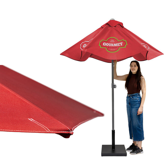 Parasol Horeca met logo bedrukt