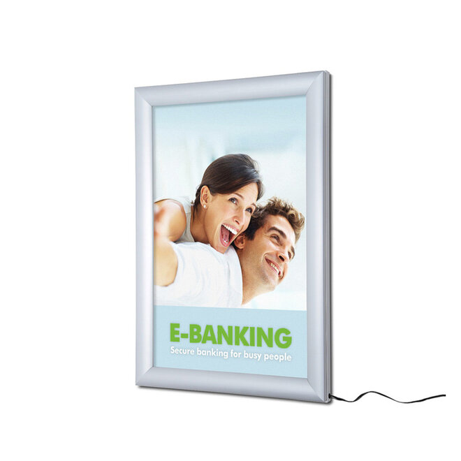 Kliklijst LED verlicht enkelzijdig | Indoor | Diverse maten