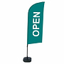 Beachflag Horeca Open | Complete set, diverse kleuren mogelijk