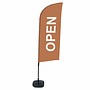 Beachflag Horeca Open | Complete set, diverse kleuren mogelijk