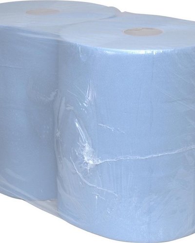 Industriepapier blauw 3-laags 400mx37cm