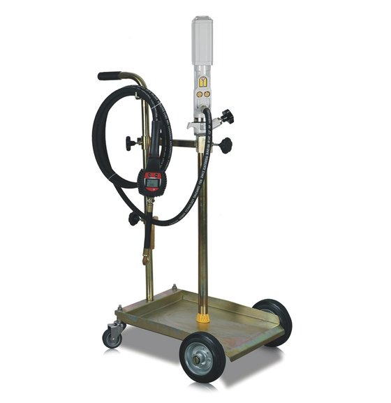 MOBIELE PNEUMATISCHE OLIEPOMP