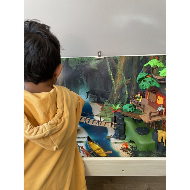 Jungle van Borneo - leer-tafel