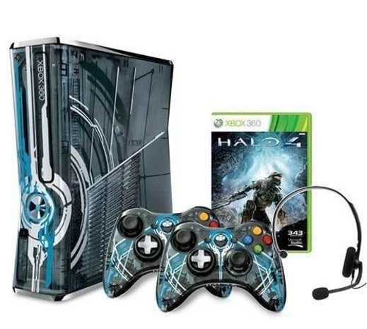 Microsoft XBOX 360 S Black - Halo 4 Limited Edition Bundel Microsoft XBOX 360 S Black - Halo 4 Limited Edition Bundel