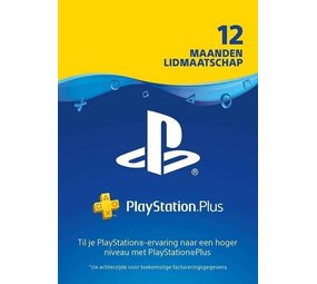Sony PlayStation Network - PlayStation Plus kaart Sony PlayStation Network - PlayStation Plus kaart
