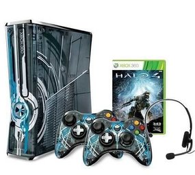 Microsoft XBOX 360 S Black - Halo 4 Limited Edition Bundel Microsoft XBOX 360 S Black - Halo 4 Limited Edition Bundel