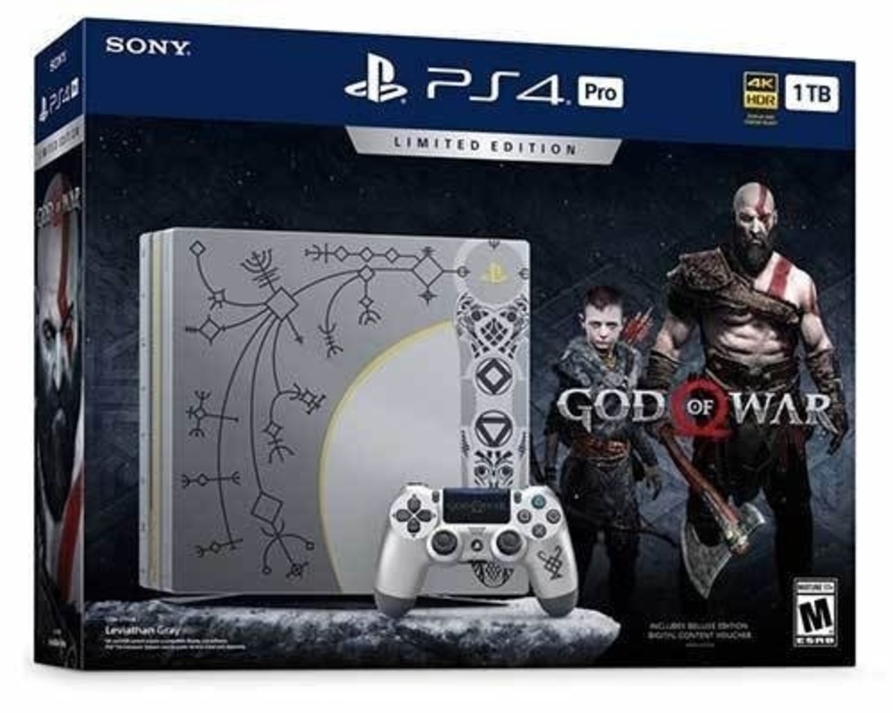 Sony PlayStation 4 Pro 1TB Limited God of War Edition