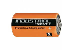 Batterij Duracell industrial C; per stuk