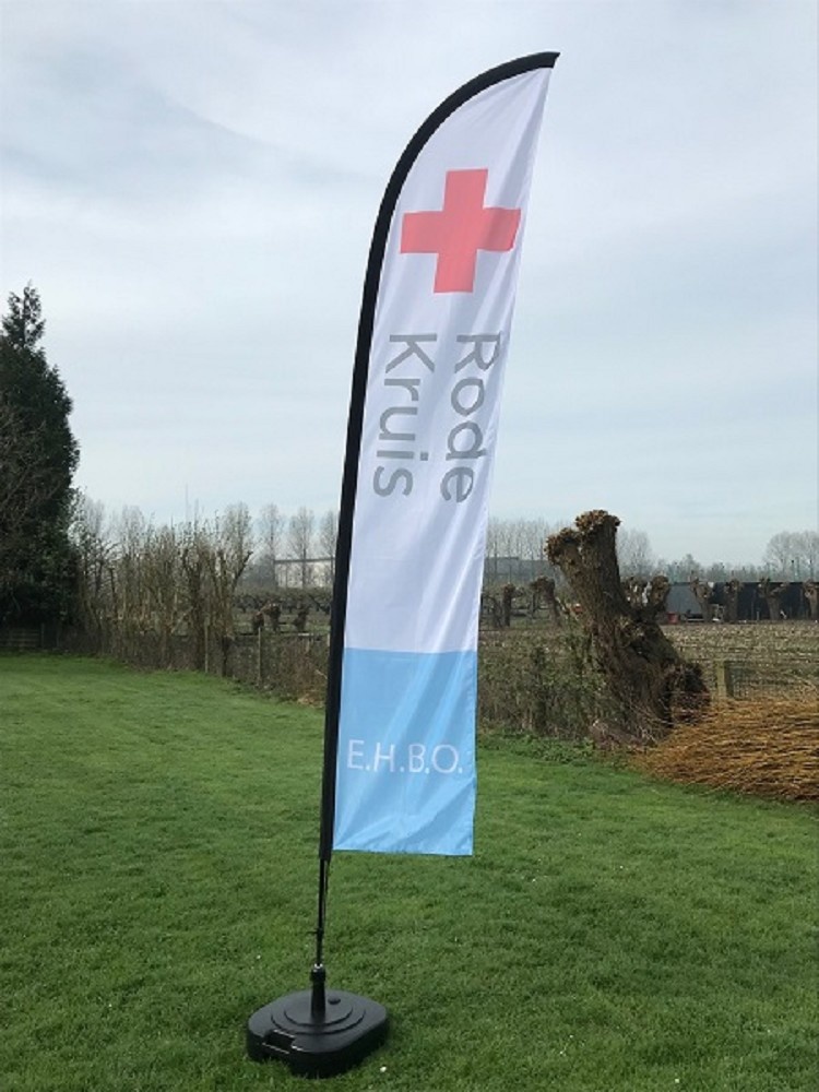 Beach Flag 315cm x 65cm "EHBO"