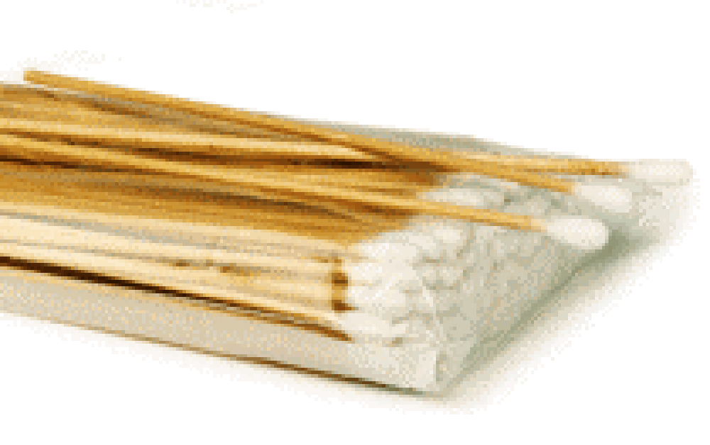 Wattenstaafjes 15cm g.tip; x50