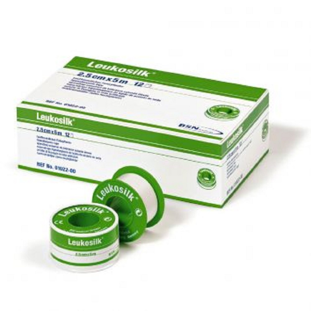 Leukosilk Hechtpleister 5 m x 2,50 cm