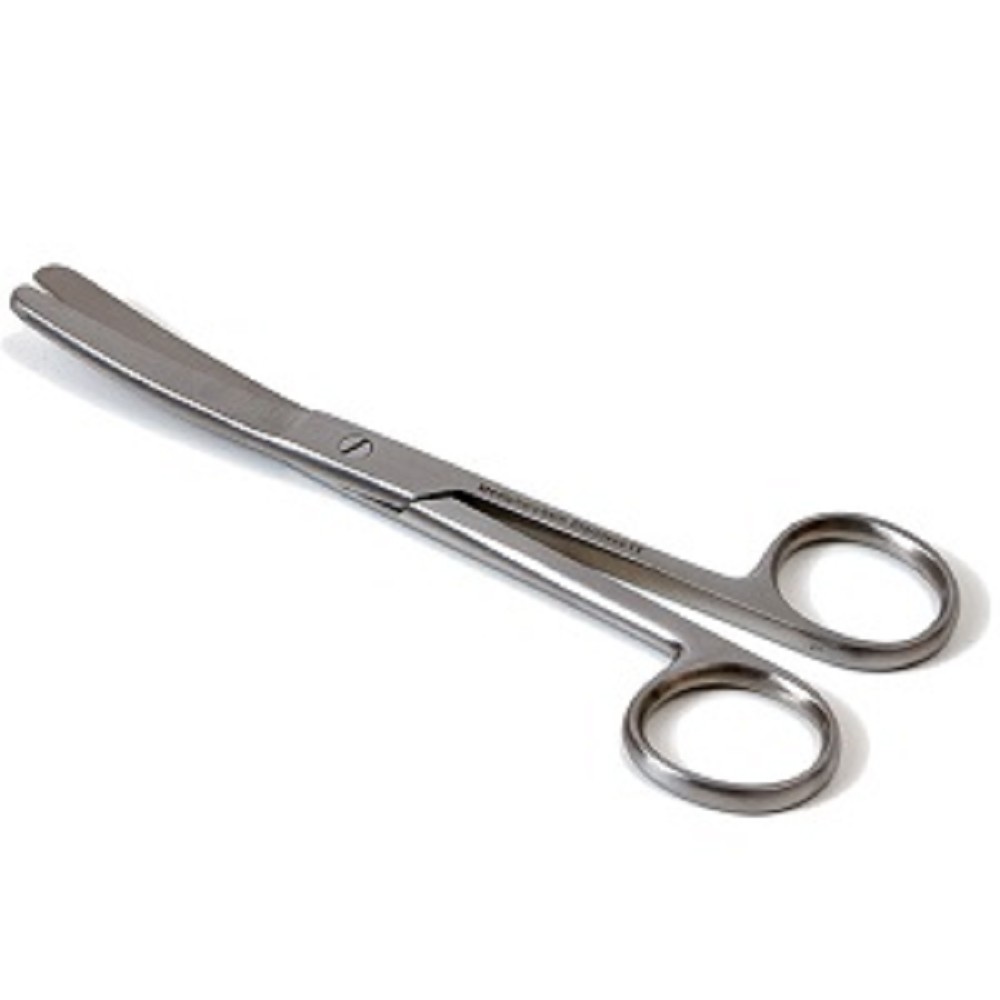 Chi. Schaar ST/ST 14cm. gebogen 14cm.