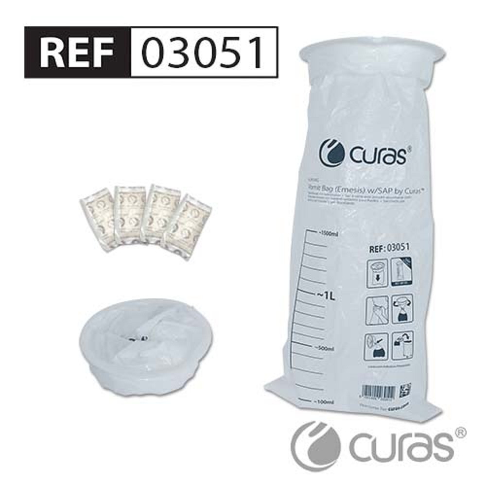 Curas Vomit Bag 1500ml m/SAP 50st