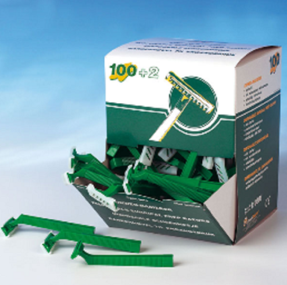 Scheermesje disposable; 100st.